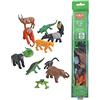 Wild Republic Nature Tube Foresta Pluviale, Tubi Con Animali Di Plastica, Set Pupazzetti Di Animali, Regalo Di Compleanno, Ideale Per Giochi Interattivi