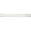 Wedo 525130 righello (in acciaio, con dorso in sughero, 30 cm) argento