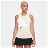 Nike Court Dri Fit Slam Sleeveless T-shirt Bianco XS Donna