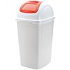 Bama 40082 Europa pattumiera, Colore: Nero, White, One Size, 33 Litre
