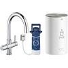 Grohe Red II 30320000 - Miscelatore monocomando per lavello, con beccuccio a C, misura M, cromato