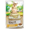Stuzzy Sfilaccetti per Gatto da 85 gr Gusto Pollo e Prosciutto