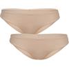 Lovable Slip in Microfibra Massima Invisibilità Invisible Bi-pack Donna x2, Skin, 2/S