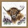 Bothy Threads kit punto croce XHD9 Highland Heathers 14 Count 26 cm x 26 cm