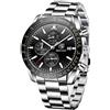 BENYAR BY BENYAR oorologi uomo Cronografo Movimento al Quarzo Orologio Elegante Sportivo di Moda Business orologi uomo 30 M Impermeabile e Antigraffio Regalo da Uomo