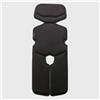 DOOLITTLE Airboard Materassino Traspirante_taglia M_ Per Seggiolino Auto Gruppo 2/3 E Passeggino_black Edition