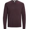Jack & Jones Maglione da uomo con scollo a V, Rosso (red dahlia)., XL