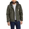 Carhartt Giacca Da Lavoro Vestibilità Comoda In Tessuto Washed Duck, Con Fodera In Tessuto Sherpa, Uomo, Nero, S