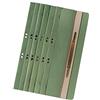 Falken - Confezione da 200 cartelline portadocumenti, in cartone riciclato, colore: Marrone verde
