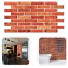 Grace Baltic - Pannelli da parete 3D per decorazione di pareti interne in PVC (18, Mattone)