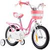 RoyalBaby bicicletta per bambino ragazze Little Swan bicicletta per bambini 12 pollici rosa