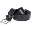 Inter Cintura Pelle Made in Italy Prodotto Ufficiale Official Merchandising, Nero, 110 (153035)
