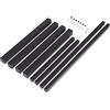 Emuca - Gambe quadrate e struttura per tavolo, 50x50mm, 1.150x750, Verniciato nero, Acciaio