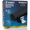 PROFILO IN ALLUMINIO LP1040 DA 2 MT PER STRISCIA A LED CON COVER A SCELTA  TAPPI