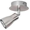 LEDS-C4 Faretto orientabile a parete Nichel GU10 - DE-0188-SAT