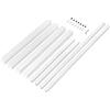 Emuca - Gambe quadrate e struttura per tavolo, 50x50mm, 1.150x750, Verniciato bianco, Acciaio