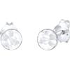 Elli Orecchini Donna Motivo Cerchio Martellato in Argento Sterling 925