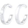 Elli Orecchini Donna Earcuff Set Regolabile in Argento Sterling 925