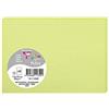 Clairefontaine 11350C - Pacco da 25 Biglietti - Formato C6 11x15,5cm - 210g/m² - Colore verde germoglio - Biglietti di invito e Corrispondenza - Gamma Pollen - Carta Premium Liscia