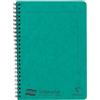 Clairefontaine Europa Wirebound Notemaker A5 Fient Ruled Microperfed 120-pages - verde