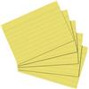 Herlitz Schede per appunti, 100 pezzi, Formato A7, giallo