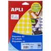 APLI 12103 - Blister con etichette, 560 Pezzi