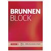 BRUNNEN Baier & Schneider - Blocco note formato A4, a quadretti, 50 pz, fogli bianchi