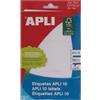 APLI - etichette 53 x 100 mm bianco