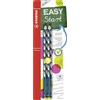 Stabilo EASYgraph - Matita Ergonomica triangolare - per Mancini - Petrolio - Pack da 2 - Gradazione HB