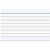 BRUNNEN Baier & Schneider - Cartoncini per schedario, 180 g/mq, formato A8 orizzontale, a righe, bianco