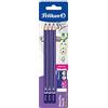 Pelikan 914341 Kit 6 Matite Grafite Hb E 1 Gomma Al30, Set Scuola, Legno Certificato Fsc Fusto Verniciato A Sezione Esagonale Mine Resistenti Alla Rottura, Grafite, Set Da 7 Pezzi