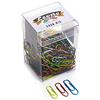 Leone DELL'ERA Fermagli Leone Dell'Era Gran Mix dimensioni miste in Scatola trasparente, 125 g., Colorati Metallizzati
