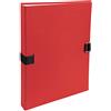 Exacompta 38009H Faldoni con Dorso Estensibile, 24x32 cm, Rosso