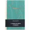DRAEGER PARIS 1886 44002083, Set di 3 quaderni a righe, formato A6, colore: Verde, Avorio, Rosa