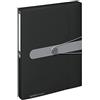 Herlitz 11206117 Gamma Archiviazione Easyorga Scatola Portadocumenti A4 In Polipropilene Lavabile - Dorso 4 Cm - Nero