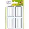 Avery ecol20 Bustina di 20 etichette scolastici 36 x 56 mm blu, 20 Pezzi