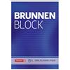 Brunnen Baier & Schneider Brunnen 1052757 - Blocco per lettere, formato A4, a righe, 50 fogli, 70 g/m², 2 fori