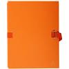 Exacompta 223245E Faldoni con Dorso Estensibile, 24x32 cm, Arancio