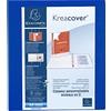 Exacompta - 51823BE - 1 Raccoglitore Personalizzabile Kreacover - 2 Anelli a D 40 mm - Copertina Foderata PP con Tasca Fronte/Dorso/Retro - Dorso 64 mm - F.to Esterno 28.5x32 cm per A4 Maxi - Blu