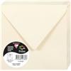 Clairefontaine 5438C - Pacco da 20 Buste gommate - Formato Quadrato 14x14cm - 120g/m² - Colore Avorio -Inviti Eventi e Corrispondenza - Gamma Pollen - Carta Premium Liscia