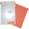 NOBO Schede a T dim 2 100pz - Arancio - 2202009