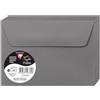 Clairefontaine 5636C - Pacco da 20 Buste autoadesive - Formato C6 11,4x16,2cm - 120g - Colore Grigio acciaio -Inviti Eventi e Corrispondenza - Gamma Pollen - Carta Premium Liscia