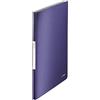 LEITZ STYLE portalistino a fogli fissi 20 buste - Blu titanio - 39580069
