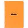 RHODIA 119164C - Quaderno a punto metallico Orange - A4 21 x 29,7 cm - Quadretti piccoli - 96 pag. - Carta Clairefontaine Bianca 80g/m² -COPERTINA in carta trattata morbida, resistente e impermeabile - Classic