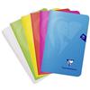 Clairefontaine 303602C Un taccuino a punto metallico Mimesys - 11x17 cm - 96 pagine a quadretti piccoli - Carta bianca 90g - copertina in polipropilene - Colore casuale