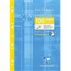 Clairefontaine 17499C - astuccio A4 21x29,7 cm 100 p quad. grandi 90g neri