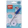 Apli Kids - 17796, Nastro termoadesivo 2 m con penna