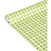 Clairefontaine 223868C - Rotolo di carta regalo, carta da poster, 80 g, dimensioni: 5 x 35 cm (speciale di piccola larghezza), motivo: losanghe verdi, confezione regalo, ideale per piccoli imballaggi