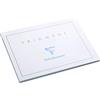 Clairefontaine 1456C - Blocco collato da 20 Biglietti Triomphe - Bristol Bianco - A6- 105x148 mm - 205g/m²