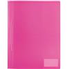 HERMA Raccoglitore trasparente DIN A4, plastica resistente e pulibile con etichetta con scritta, 1 raccoglitore a fogli mobili in PP, Rosa